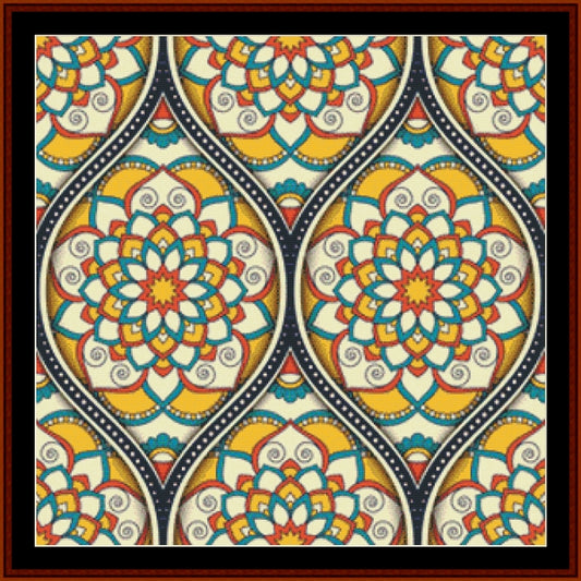 Mandala 142 - Large - pdf cross stitch pattern
