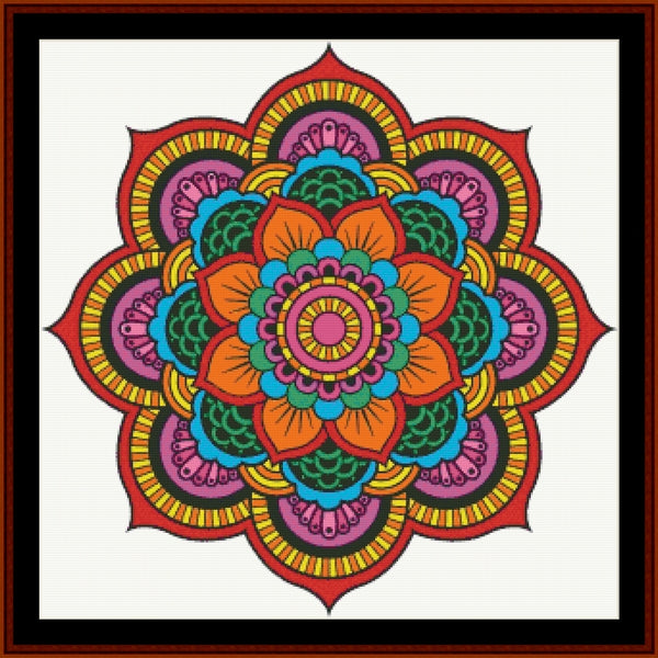 Mandala 147 - Large pdf cross stitch pattern