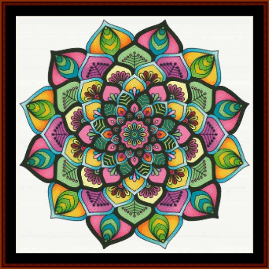 Mandala 149 - Large pdf cross stitch pattern