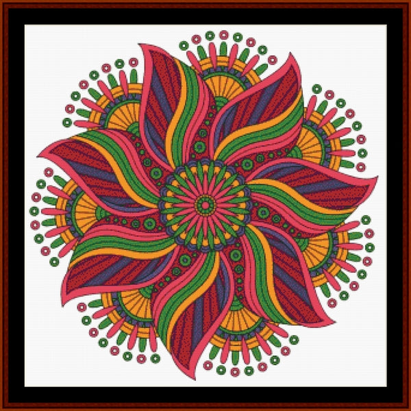 Mandala 151 - Large - cross stitch pattern