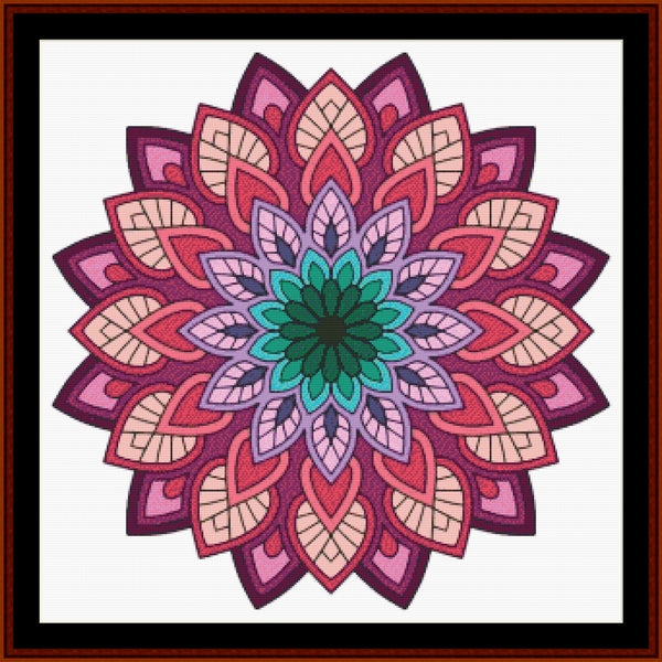 Mandala 153 - Large pdf cross stitch pattern