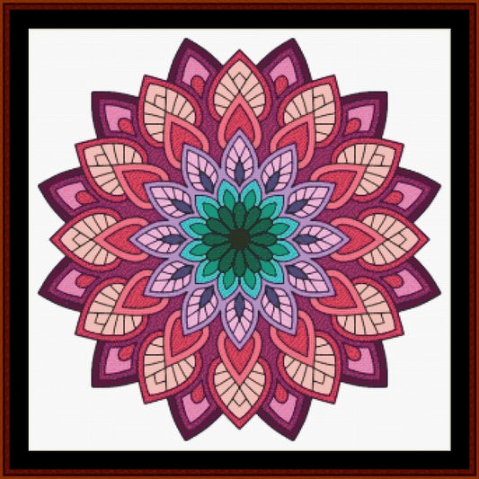 Mandala 153 - Large pdf cross stitch pattern