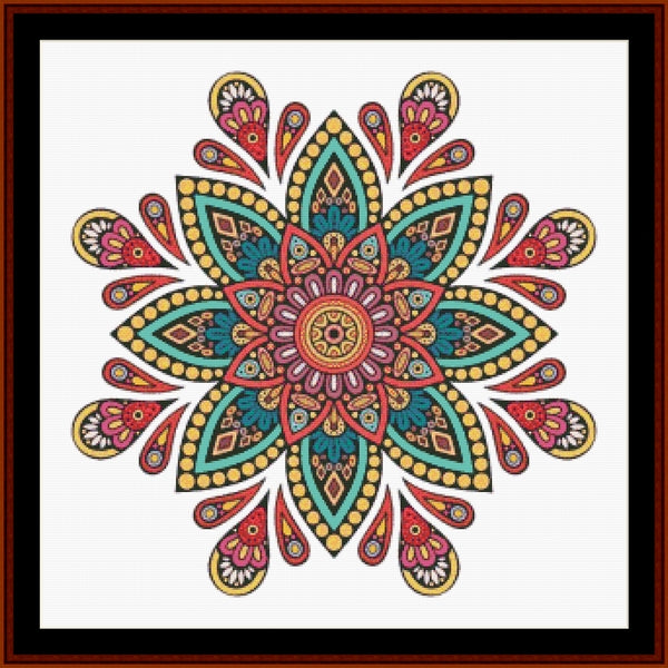 Mandala 156 - Large pdf cross stitch pattern
