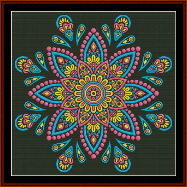 Mandala 160 - Large pdf cross stitch pattern