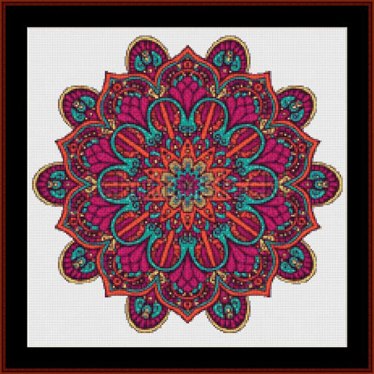 Mandala 71 - Small pdf cross stitch pattern