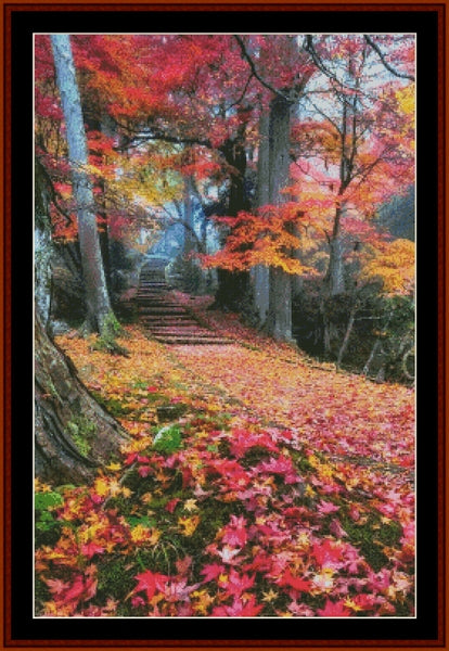 Autumn Colors - Autumn pdf cross stitch pattern
