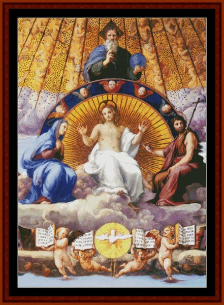 Stanza Della Segnatura - Raphael pdf cross stitch pattern