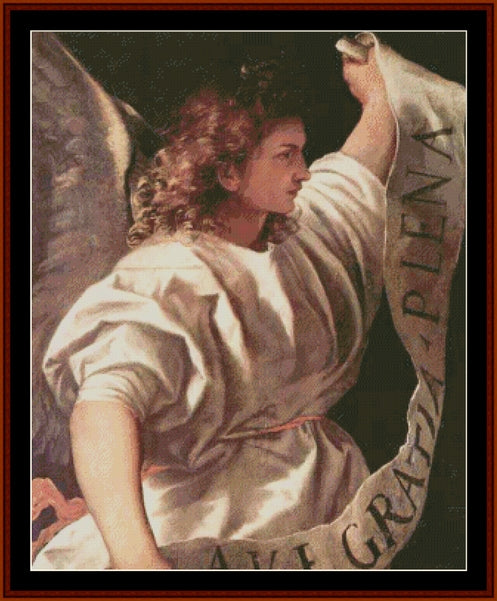 Angel - Titian pdf cross stitch pattern
