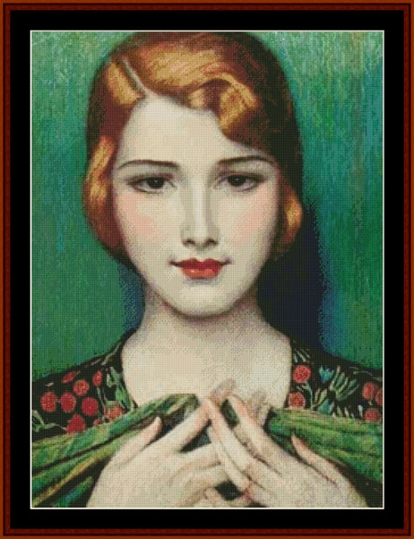 McClure's Girl - Wladyslaw Theodor Benda pdf cross stitch pattern