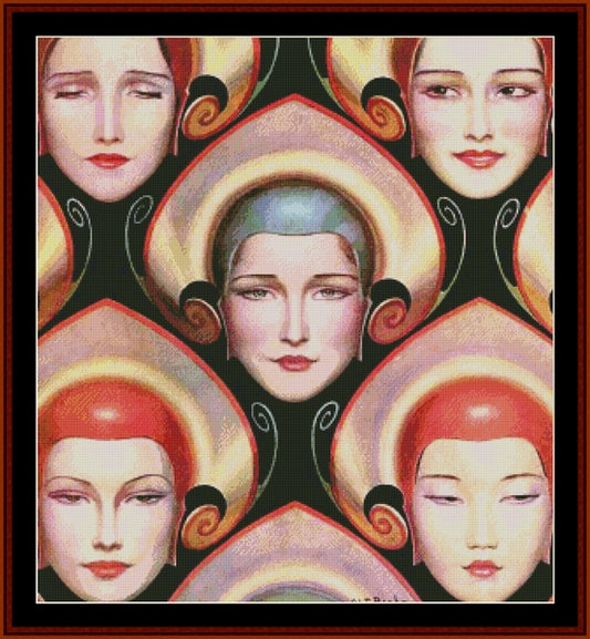 Future Women - Wladyslaw Theodor Benda pdf cross stitch pattern