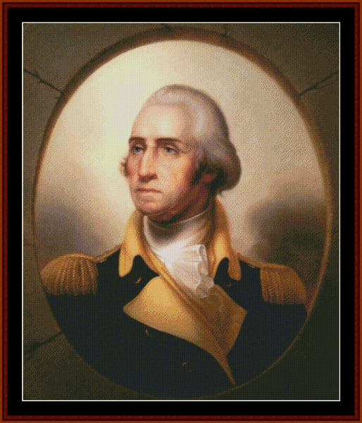 George Washington - Americana cross stitch pattern