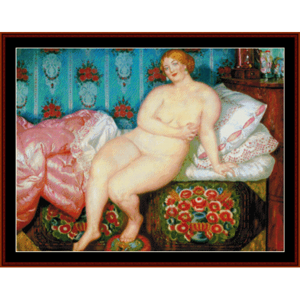 Beauty, 1915 - Boris Kustodiev cross stitch pattern