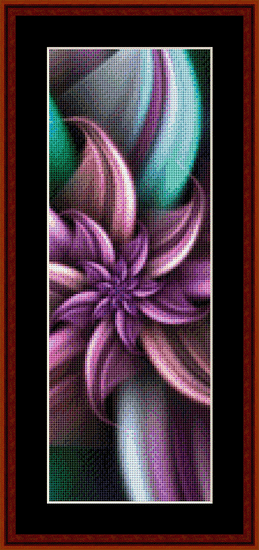 Fractal 257 Bookmark cross stitch pattern