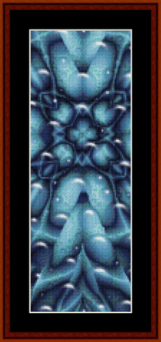 Fractal 268 Bookmark cross stitch pattern