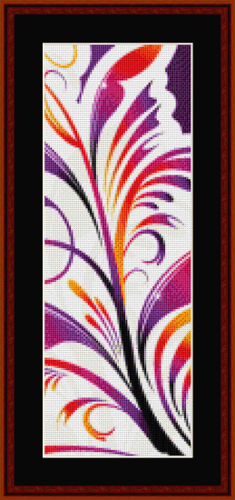 Fractal 361 Bookmark cross stitch pattern