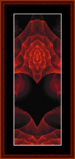 Fractal 378 Bookmark cross stitch pattern