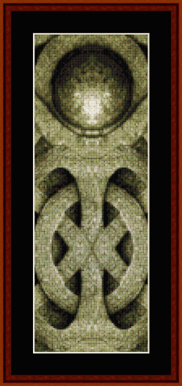 Fractal 416 Bookmark cross stitch pattern
