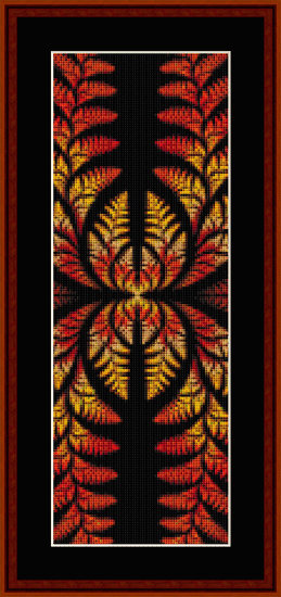 Fractal 419 Bookmark cross stitch pattern