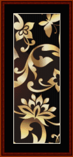 Fractal 420 Bookmark cross stitch pattern