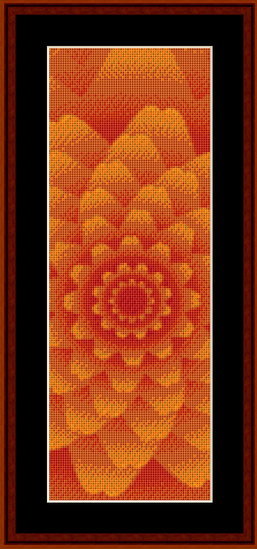 Fractal 431 Bookmark cross stitch pattern