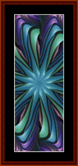 Fractal 470 Bookmark cross stitch pattern