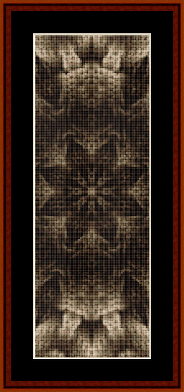 Fractal 477 Bookmark cross stitch pattern
