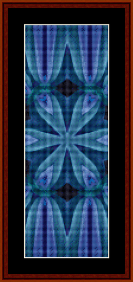 Fractal 481 Bookmark cross stitch pattern – Cross Stitch Collectibles
