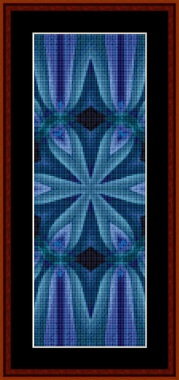 Fractal 481 Bookmark cross stitch pattern