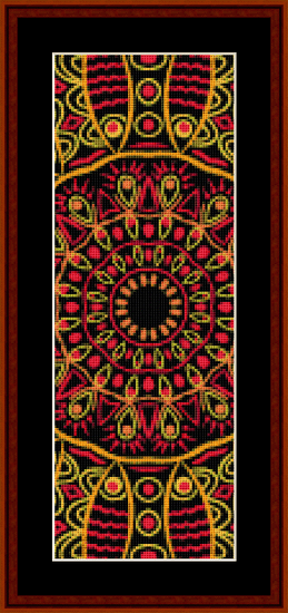 Fractal 504 Bookmark cross stitch pattern