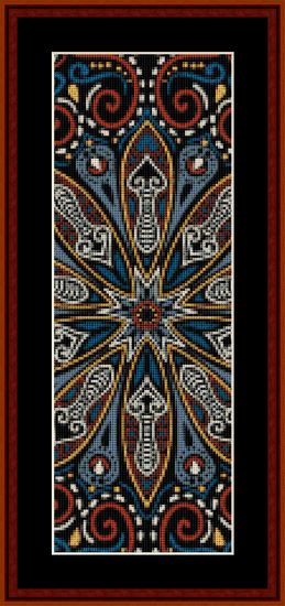 Fractal 506 Bookmark cross stitch pattern