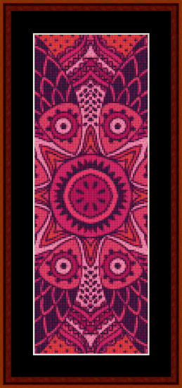 Fractal 518 Bookmark cross stitch pattern