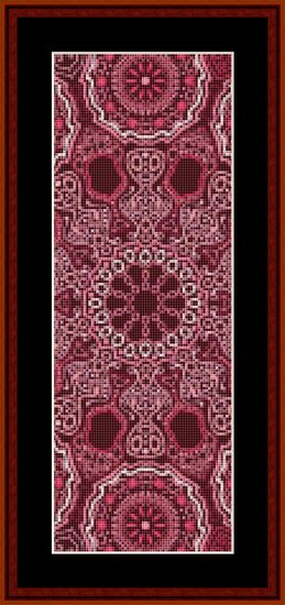 Fractal 521 Bookmark cross stitch pattern