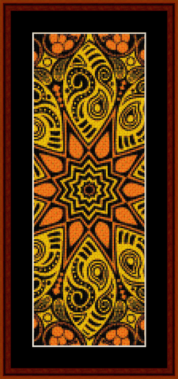 Fractal 524 Bookmark cross stitch pattern