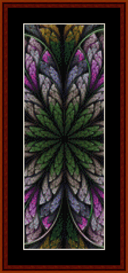 Fractal 545 Bookmark cross stitch pattern
