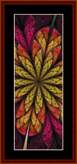 Fractal 567 Bookmark cross stitch pattern
