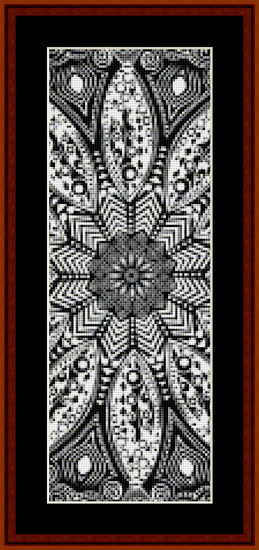 Fractal 589 Bookmark cross stitch pattern