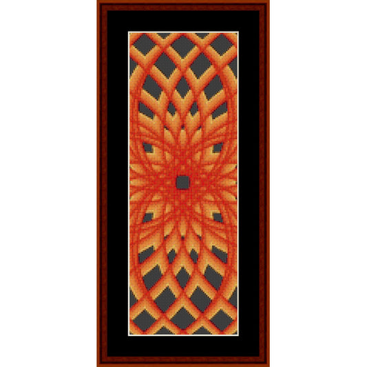Fractal 601 Bookmark pdf counted cross stitch pattern