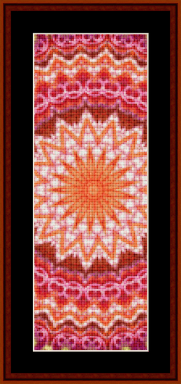 Fractal 615 Bookmark cross stitch pattern