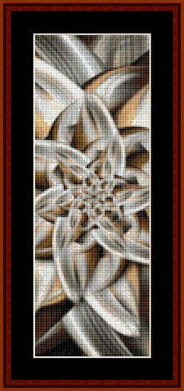 Fractal 617 Bookmark cross stitch pattern