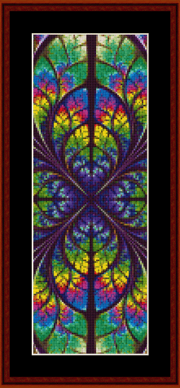 Fractal 621 Bookmark cross stitch pattern