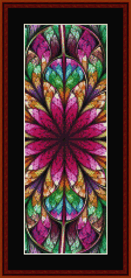 Fractal 651 Bookmark cross stitch pattern