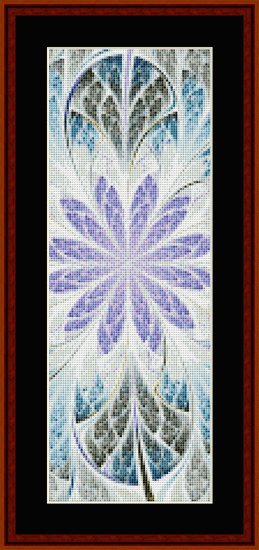 Fractal 661 Bookmark cross stitch pattern