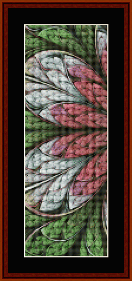 Fractal 664 Bookmark cross stitch pattern