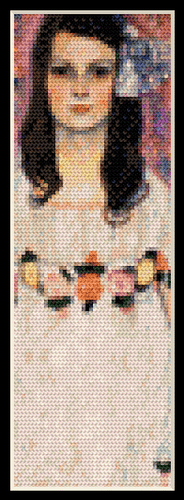 Mada Primavesi - Klimt Bookmark cross stitch pattern