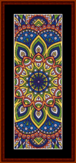 Mandala 1 Bookmark cross stitch pattern
