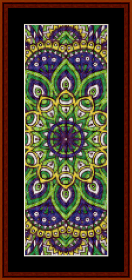 Mandala 2 Bookmark cross stitch pattern