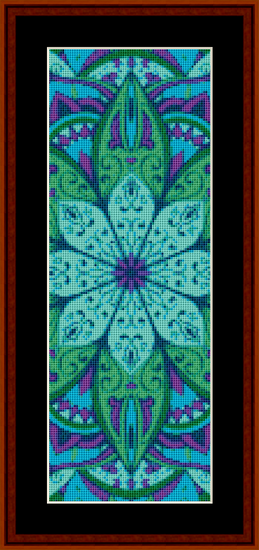 Mandala 5 Bookmark cross stitch pattern