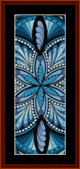 Mandala 20 Bookmark cross stitch pattern