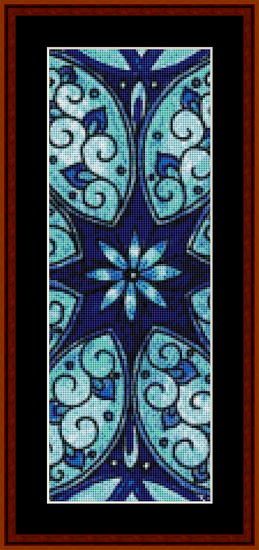 Mandala 22 Bookmark cross stitch pattern