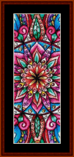 Mandala 23 Bookmark cross stitch pattern